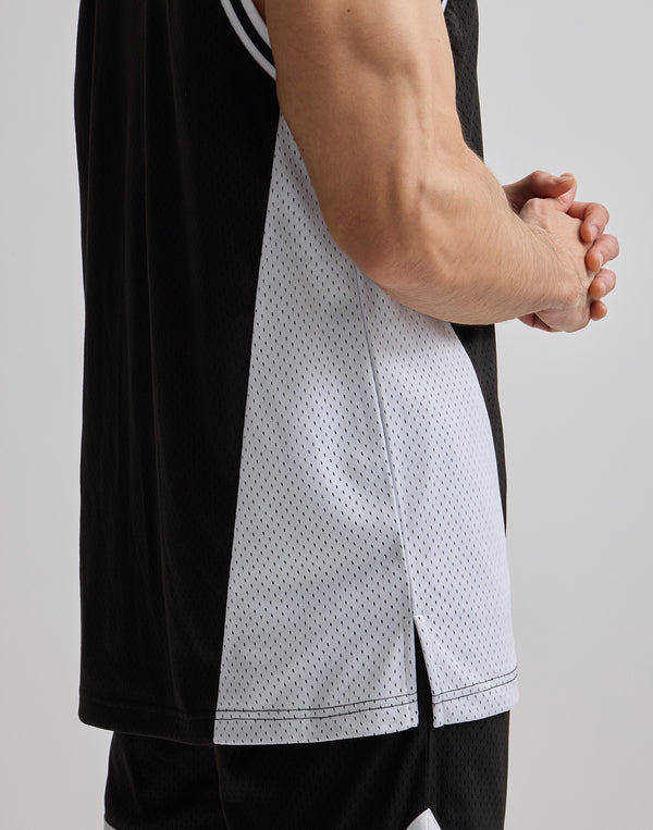 CRONOS LOGOPRINT JERSEY MESH SLEEVE LESS [YELLOW]