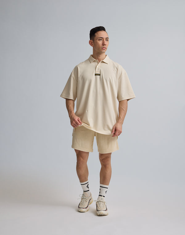 CRONOS 刺繡 BOXLOGO POLO 衫 [蛋殼]
