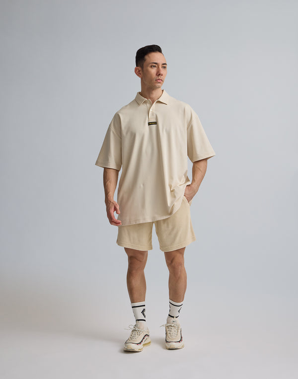 CRONOS 刺繡 BOXLOGO POLO 衫 [蛋殼]