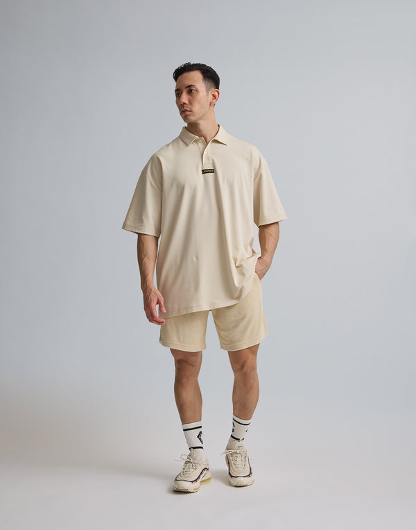 CRONOS 刺繡 BOXLOGO POLO 衫 [蛋殼]