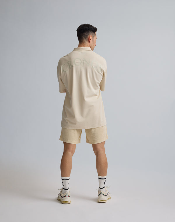 CRONOS 刺繡 BOXLOGO POLO 衫 [蛋殼]