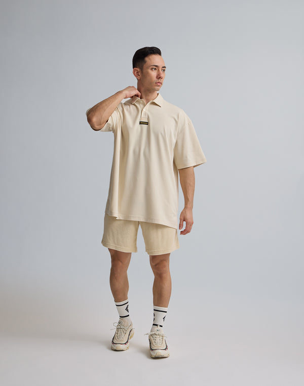 CRONOS 刺繡 BOXLOGO POLO 衫 [蛋殼]
