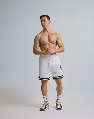 CRONOS JERSEY MESH SHORTS [WHITE]
