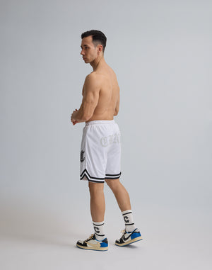 CRONOS JERSEY MESH SHORTS [WHITE]