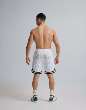 CRONOS JERSEY MESH SHORTS [WHITE]