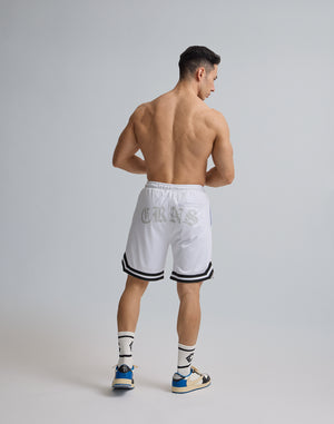 CRONOS JERSEY MESH SHORTS [WHITE]