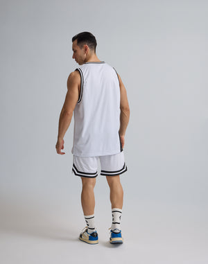 CRONOS JERSEY MESH SHORTS [WHITE]