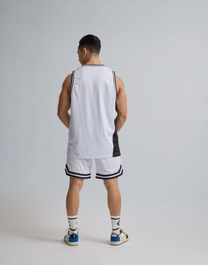 CRONOS JERSEY MESH SHORTS [WHITE]