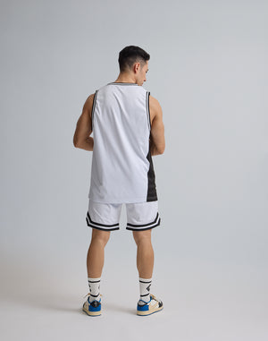 CRONOS JERSEY MESH SHORTS [WHITE]