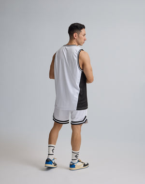 CRONOS JERSEY MESH SHORTS [WHITE]