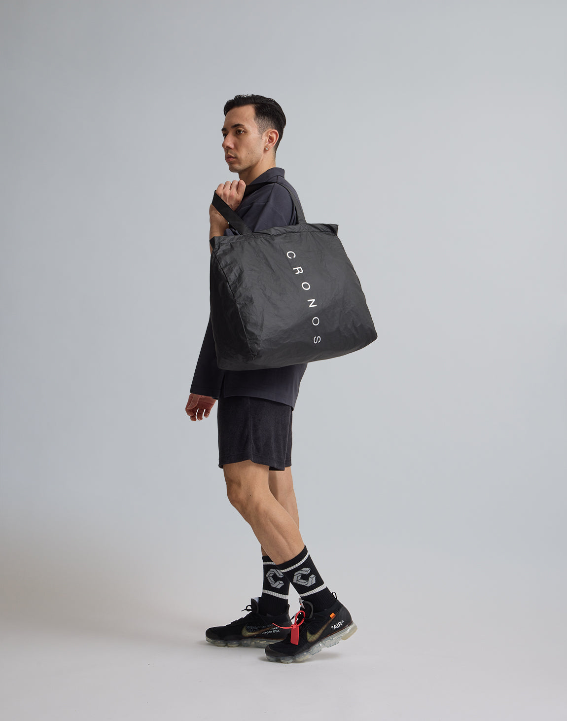 CRONOS PACKABLE TOTE BAG【BLACK】 – クロノス CRONOS Official Store