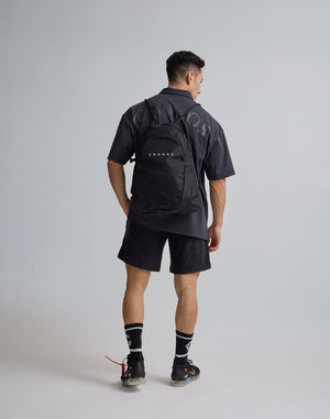 CRONOS 刺繡 BOXLOGO POLO 衫 [灰黑色]