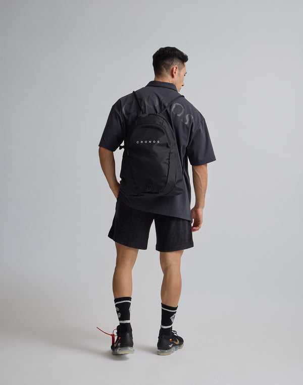 CRONOS 刺繡 BOXLOGO POLO 衫 [灰黑色]
