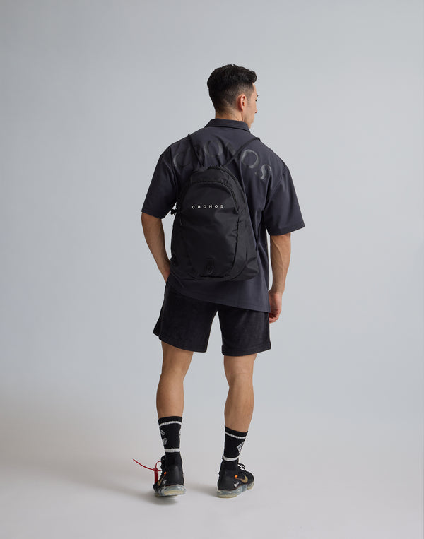 CRONOS 刺繡 BOXLOGO POLO 衫 [灰黑色]