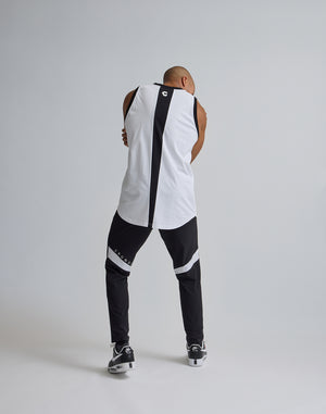 CRONOS  TRIDENT  SWITCHING  TANKTOP【WHITE】