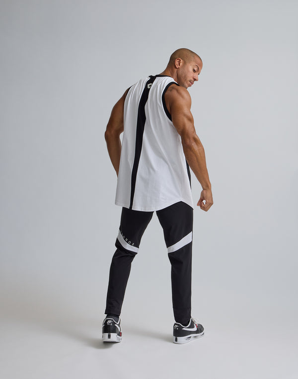 CRONOS  TRIDENT  SWITCHING  TANKTOP【WHITE】