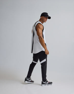 CRONOS  TRIDENT  SWITCHING  TANKTOP【WHITE】