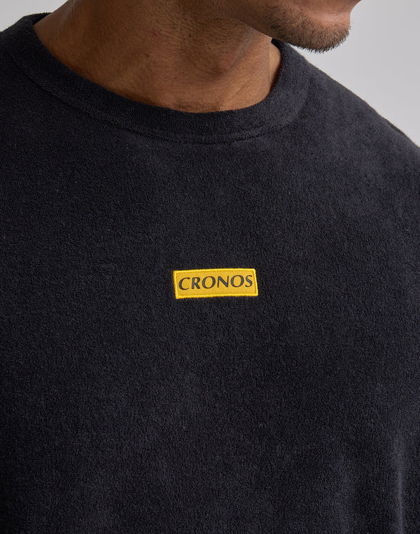 CRONOS 刺繡 BOXLOGO BAMBOOPILE T 卹 [蛋殼色]
