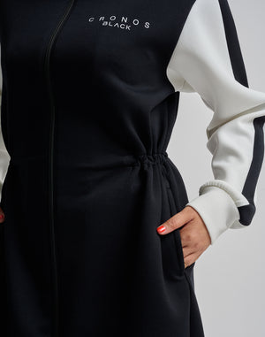 CRONOS BLACK ONE-PIECE OUTERWEAR【KHAKI】