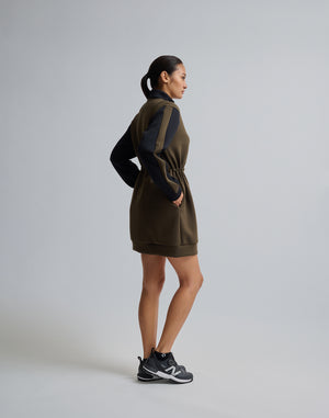 CRONOS BLACK ONE-PIECE OUTERWEAR【KHAKI】