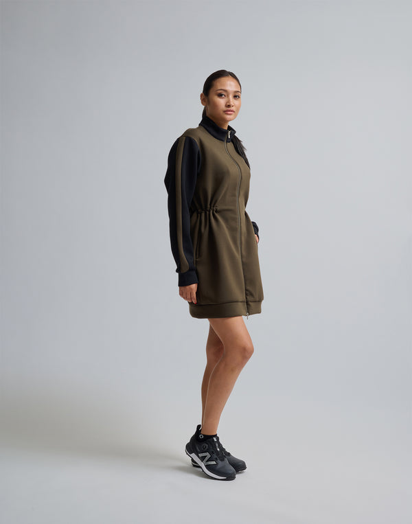 CRONOS BLACK ONE-PIECE OUTERWEAR【KHAKI】