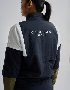 CRONOS BLACK STAND ZIP BLOUSON【BLACK】