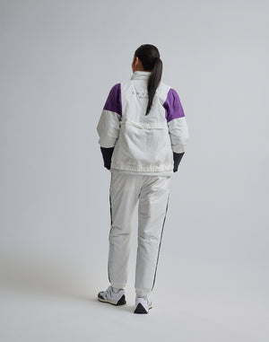 CRONOS BLACK STAND ZIP BLOUSON【WHITE】
