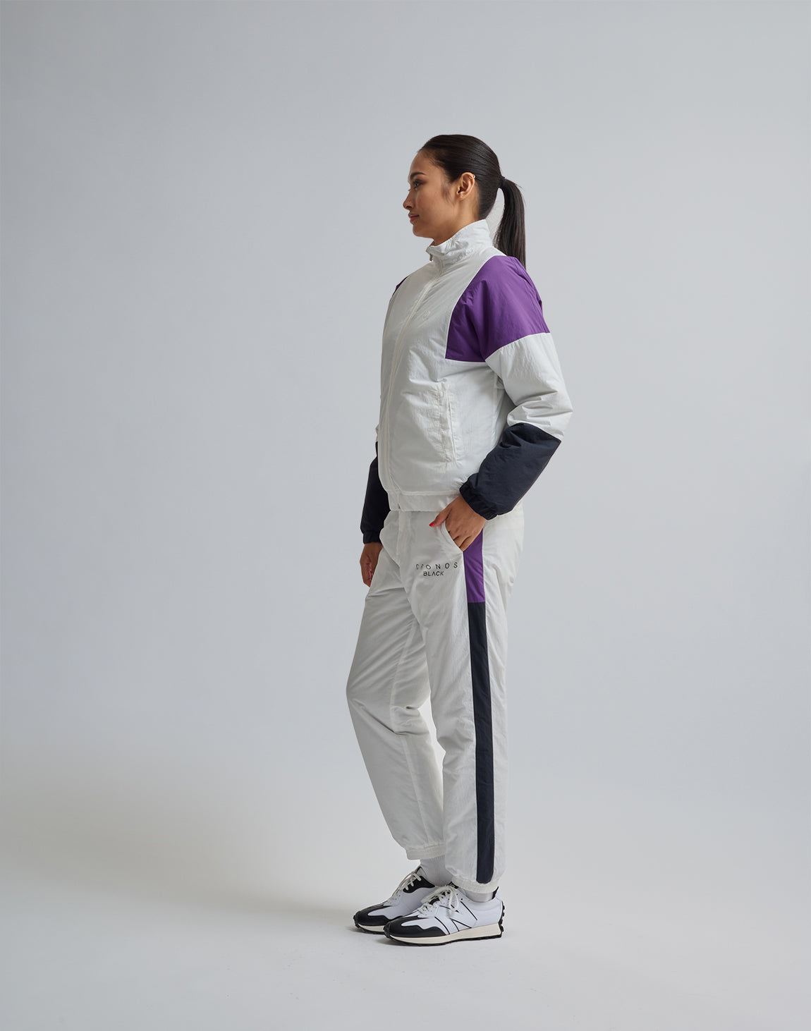 CRONOS BLACK PADDED PANTS【WHITE】