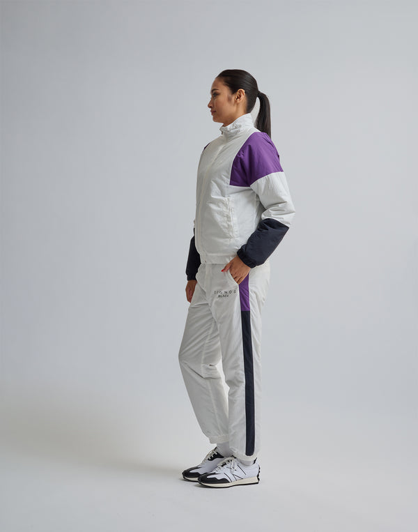 CRONOS BLACK STAND ZIP BLOUSON【WHITE】