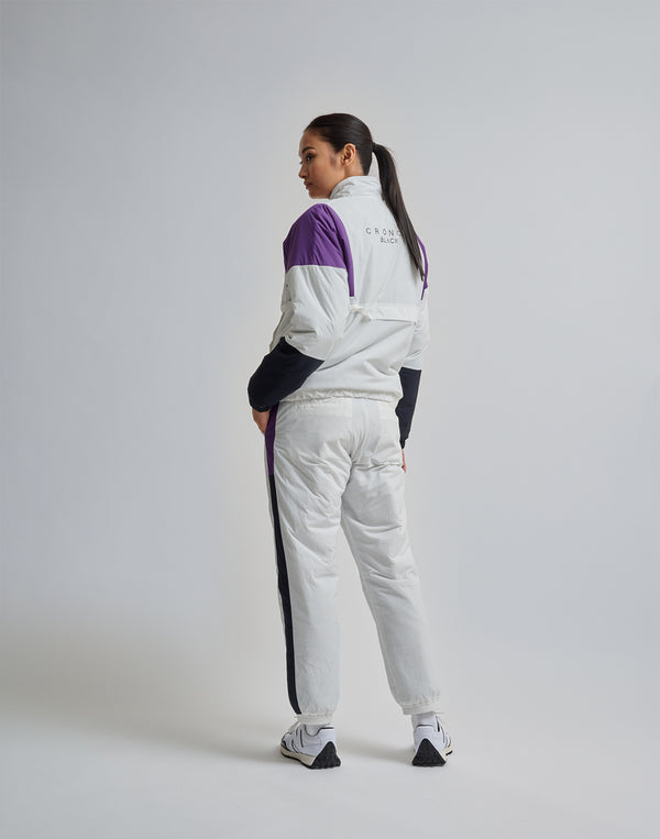 CRONOS BLACK STAND ZIP BLOUSON【WHITE】