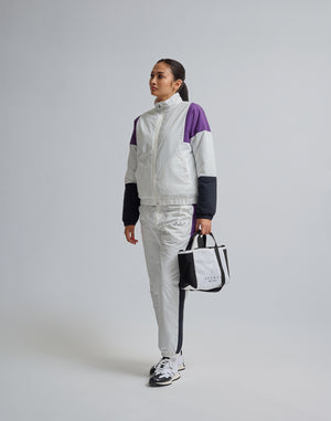 CRONOS BLACK STAND ZIP BLOUSON【WHITE】