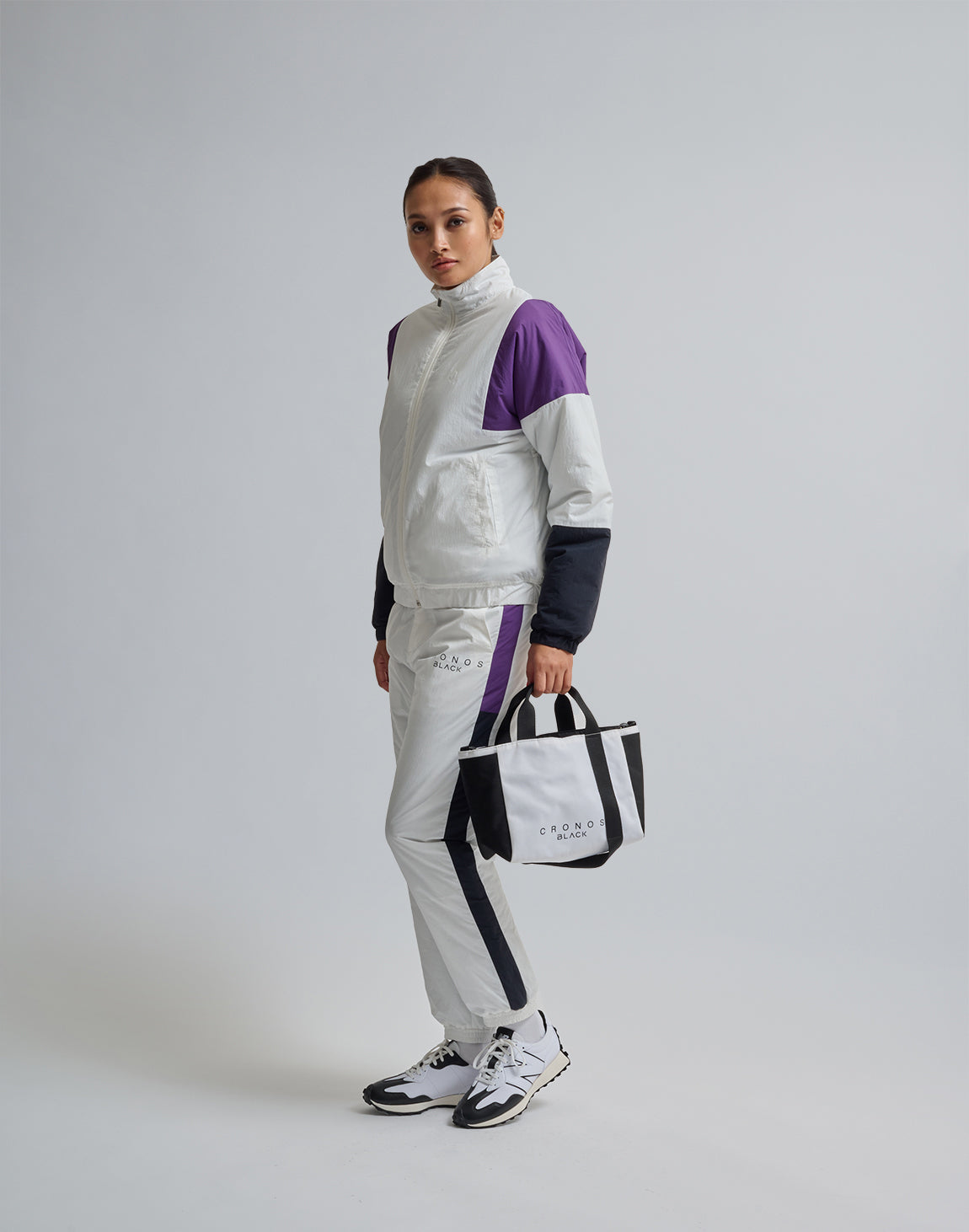 CRONOS BLACK PADDED PANTS【WHITE】