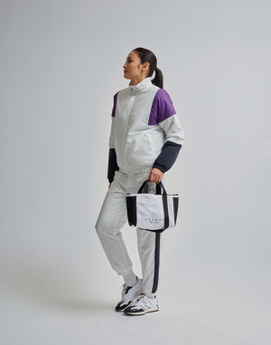 CRONOS BLACK STAND ZIP BLOUSON【WHITE】