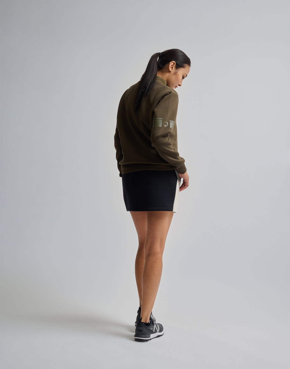 美品 CRONOS BLACK モックネックスウェット XXL カーキ 644 美品 CRONOS BLACK モックネックスウェット XXL カーキ 644 クロノス