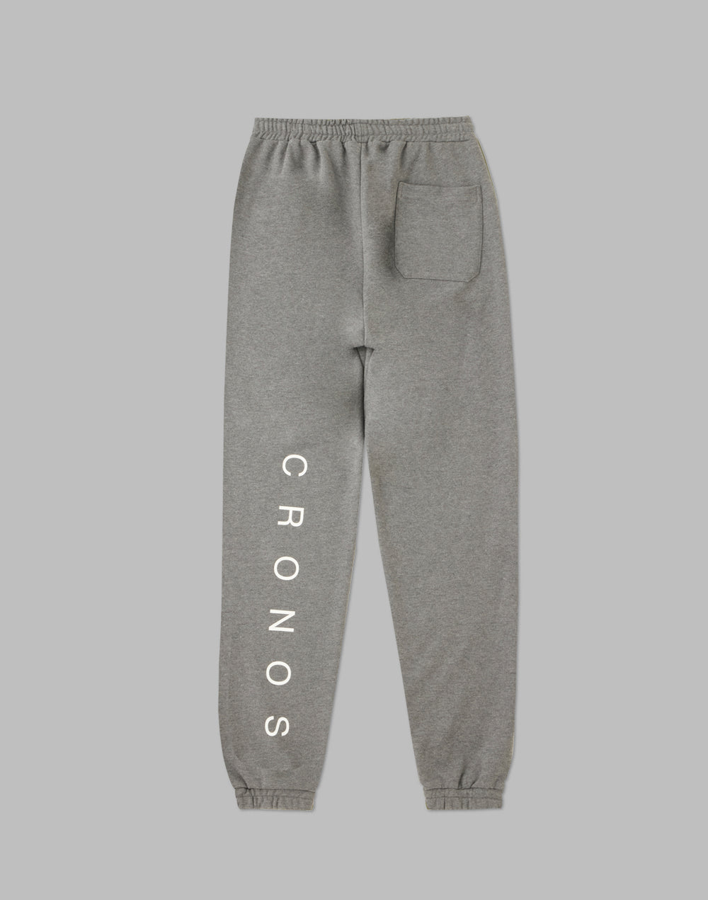 CRONOS 小牛皮 LOGO 長褲 [T.GRAY]