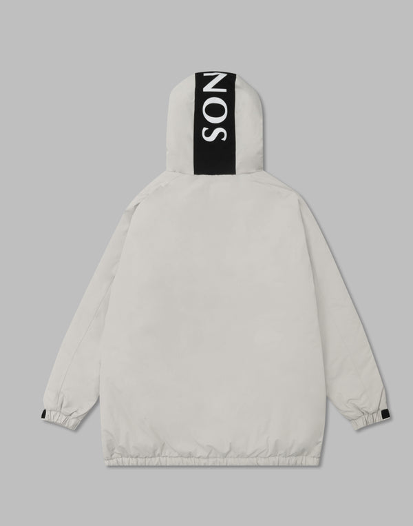 CRONOS Padded hooded jacket【ICE GRAY】