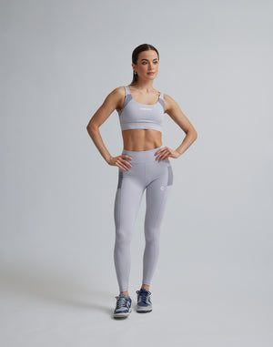 CRONOS WOMEN SPORTS MESH BRA【GRAY】