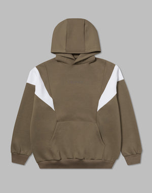 CRONOS UPPER ARM SWITCH HOODIE【TAUPE】