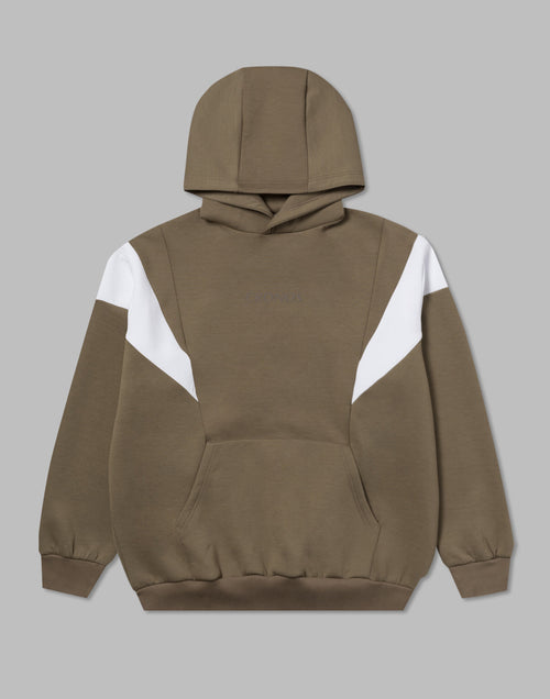 CRONOS UPPER ARM SWITCH HOODIE【TAUPE】