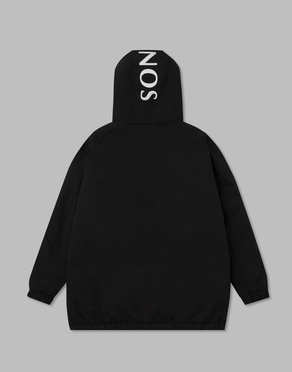 CRONOS Padded hooded jacket【BLACK】