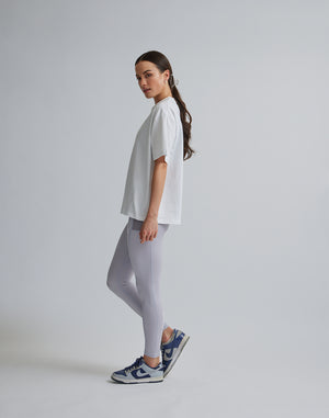 CRONOS WOMEN SPORTS MESH LEGGINGS【GRAY】