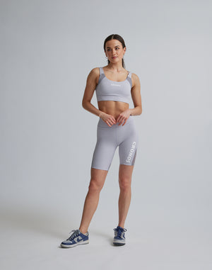 CRONOS WOMEN SPORTS MESH BRA【GRAY】