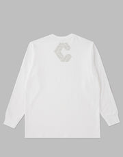 CRONOS 2LINE LONGSLEEVE【WHITE】