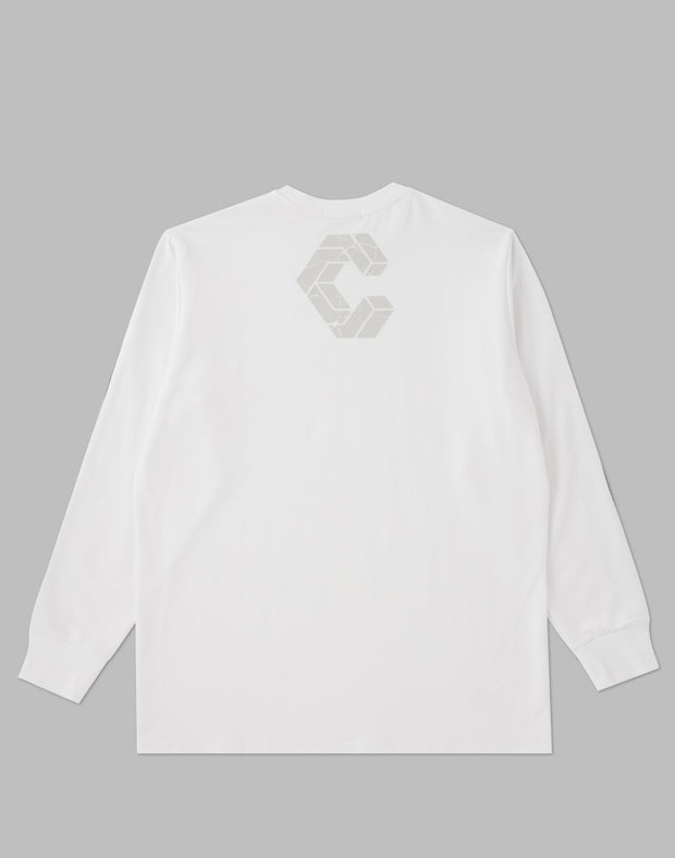 CRONOS 2LINE LONGSLEEVE【WHITE】 - クロノス CRONOS Official Store