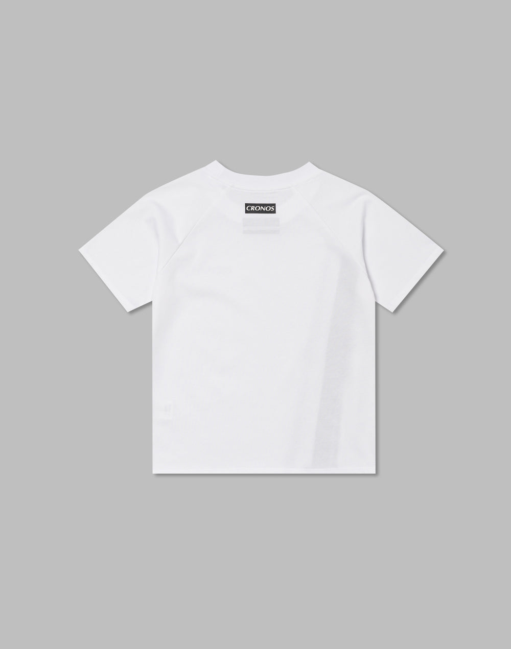 CRONOS WOMEN FRONT SLIT T-SHIRTS【WHITE】