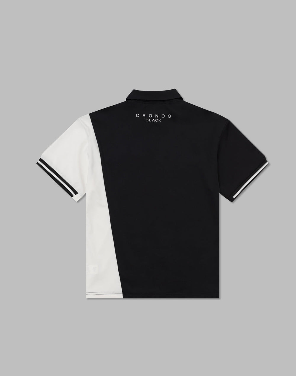 CRONOS 黑色拉鍊 POLO 衫 [黑色]