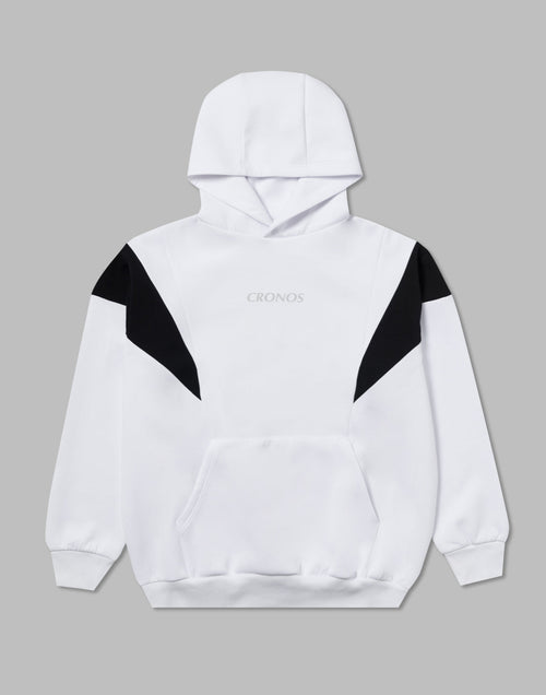 CRONOS UPPER ARM SWITCH HOODIE【WHITE】