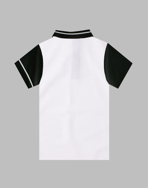 CRONOS BLACK POLO SHIRTS [WHITE]