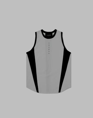CRONOS  TRIDENT  SWITCHING  TANKTOP【GRAY】