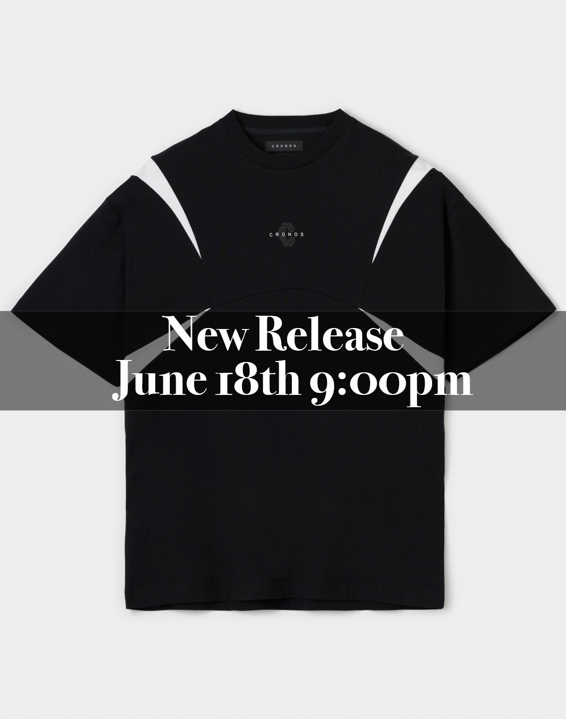 上品なスタイル CRONOS Structured TEE【BLACK S/S size over Panel トップス